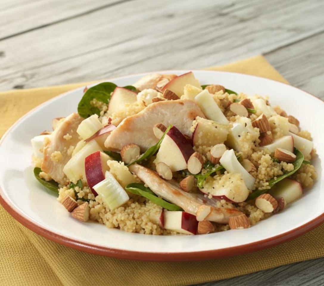 Apple, Fennel &amp; Chicken Salad with Couscous recipe