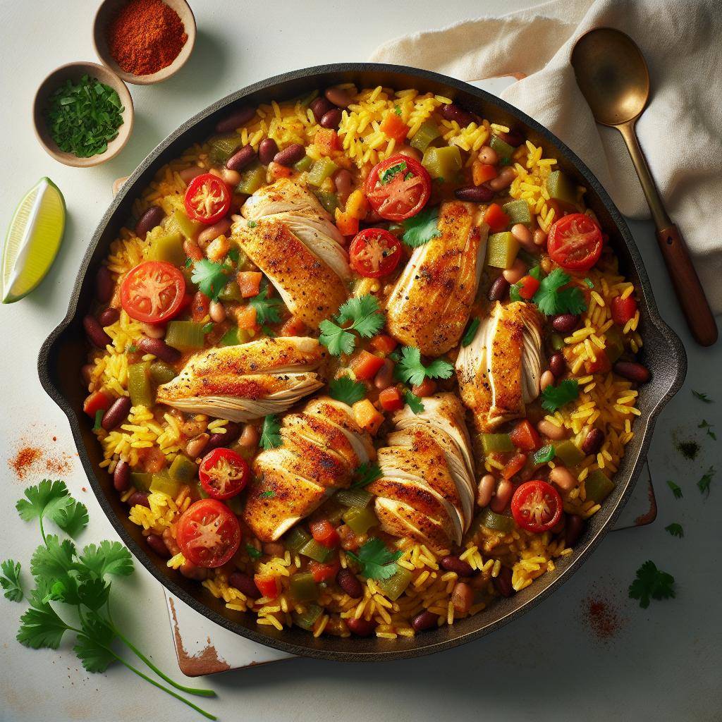 Texan Chicken and Rice Casserole recipe