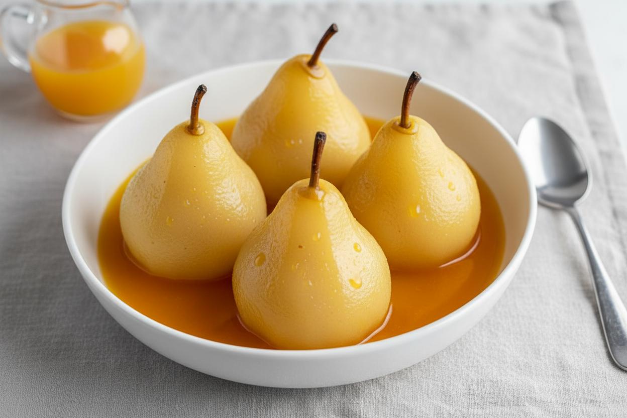 Pear in Orange Sauce recipe