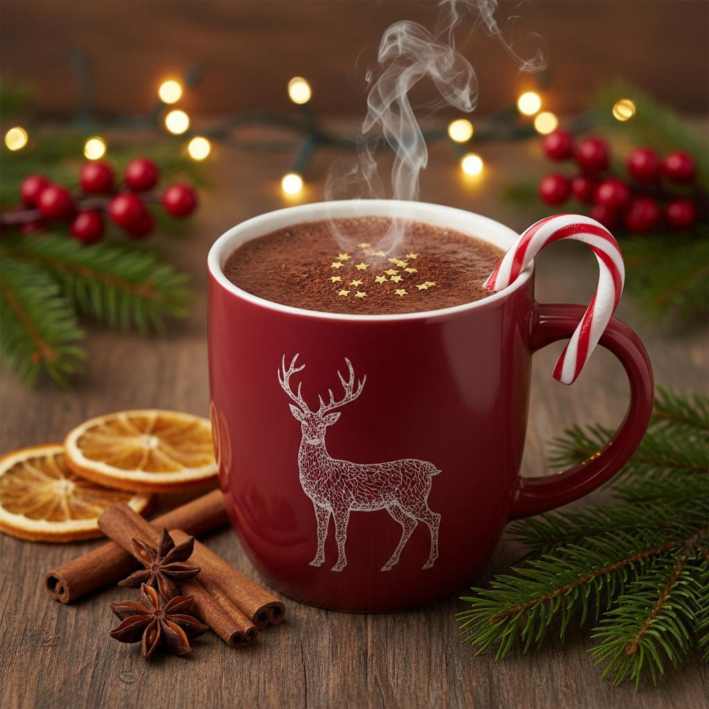 Christmas Spiced Hot Cocoa (Lactose-Free) recipe