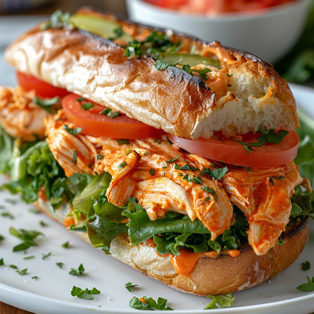 Buffalo Chicken Sandwiches recipe