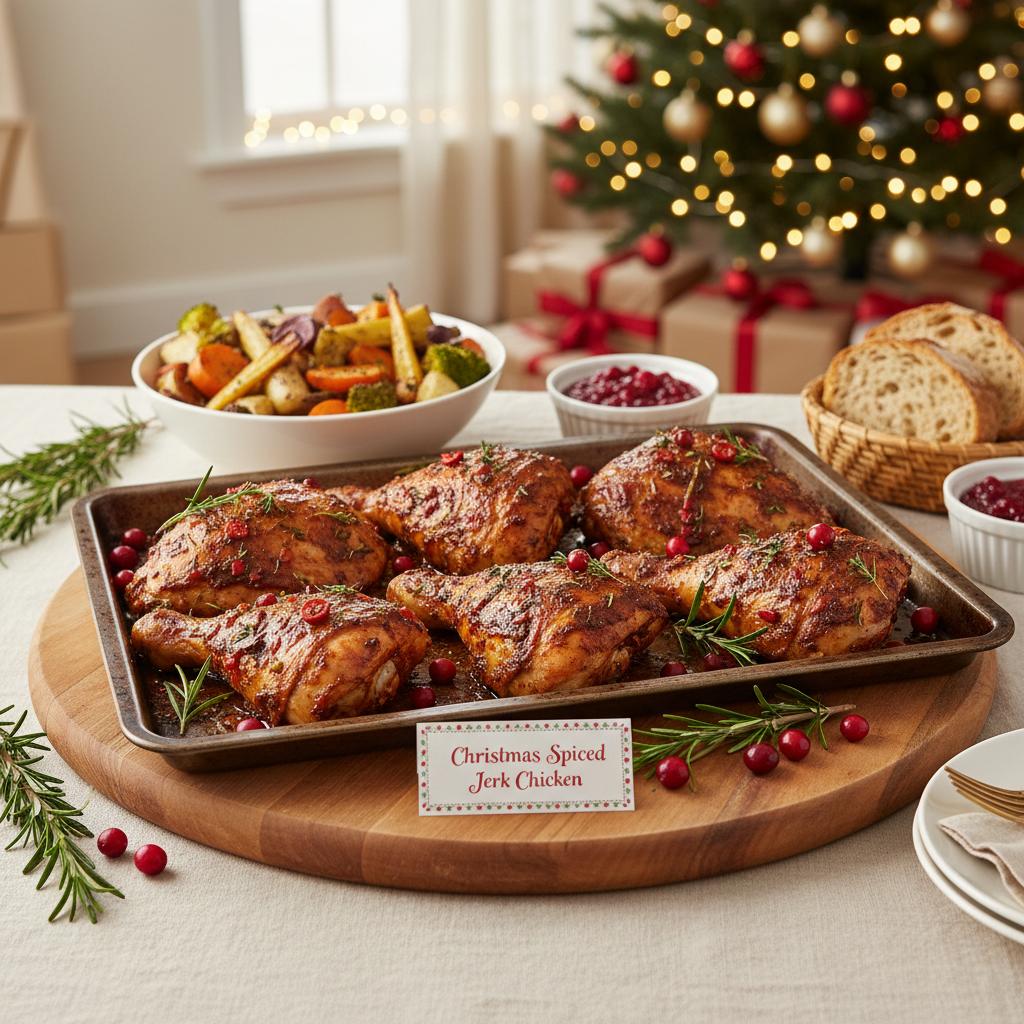 Christmas Spiced Roast Chicken recipe