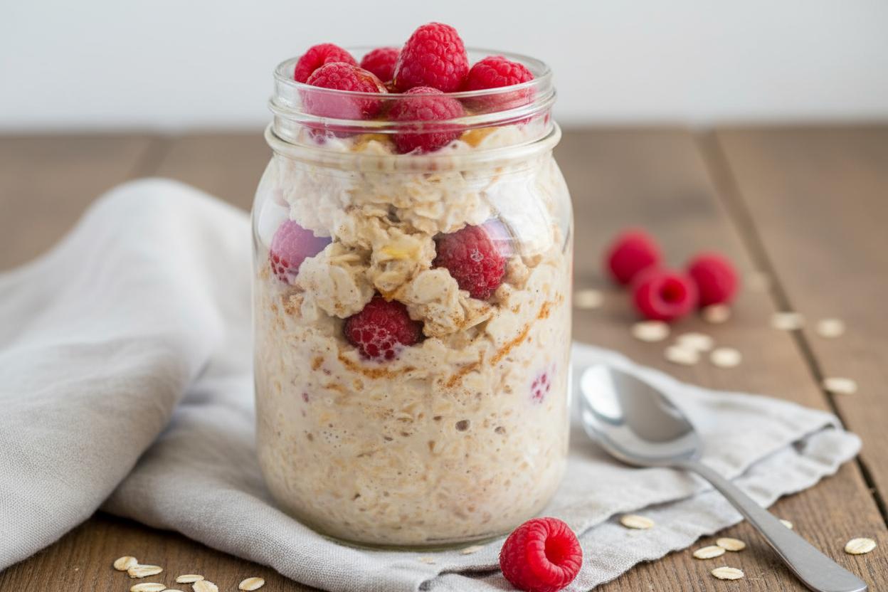 Overnight Oatmeal with Berries recipe