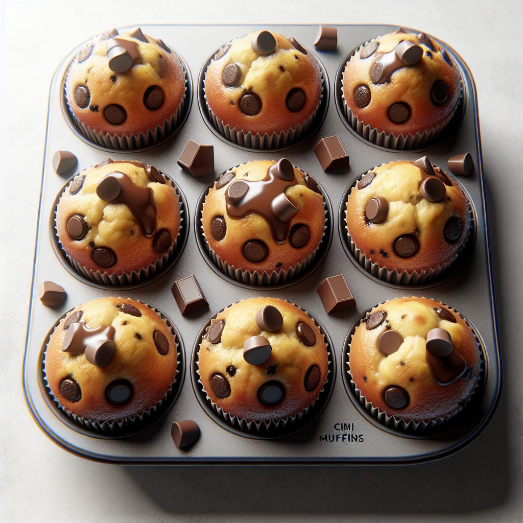 Easy Banana & Choc Chip Mini Muffins recipe