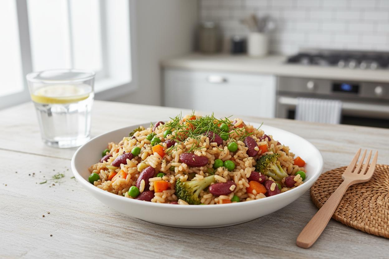 Snappy Rice Dish recipe