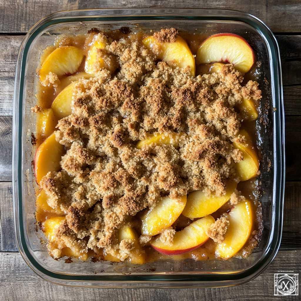 Peach Apple Crisp recipe