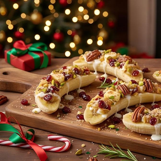 Christmas Baked Banana Boats recipe