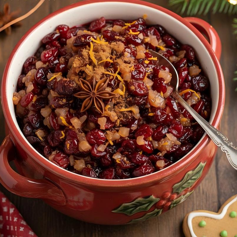 Christmas Cranberry Ginger Relish recipe