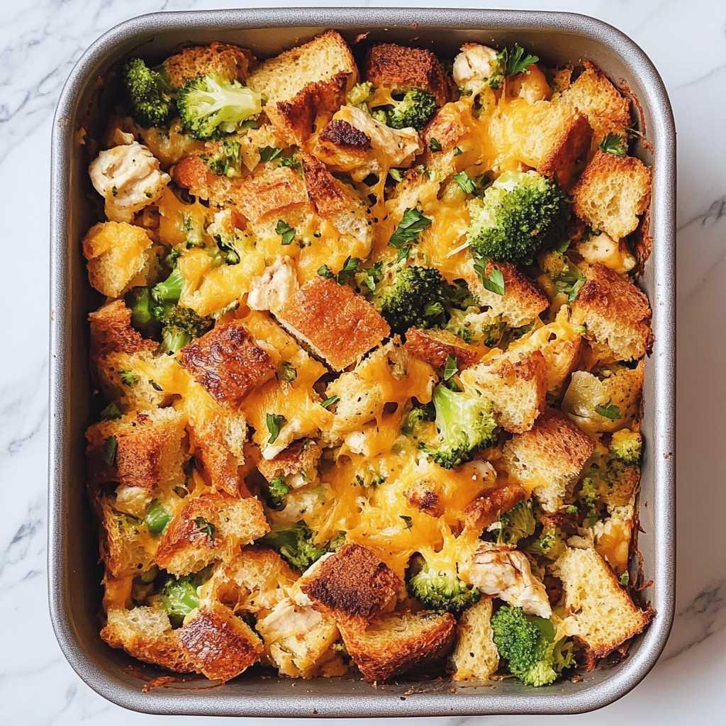 Bread Bake with Chicken, Cheese, and Vegetables recipe