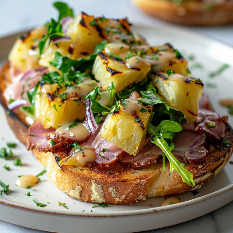 Grilled Ham and Pineapple Sandwiches recipe