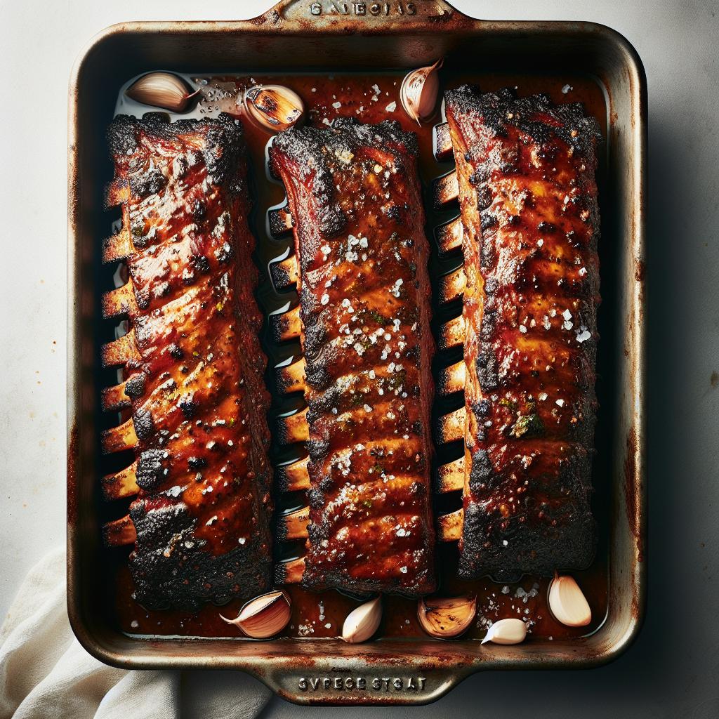 Garlic Cajun Ribs recipe