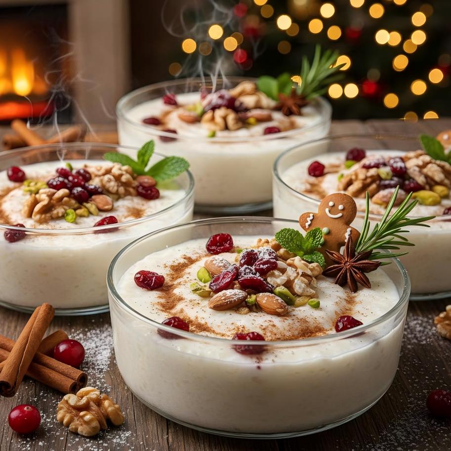Cranberry &amp; Nut Rice Pudding recipe