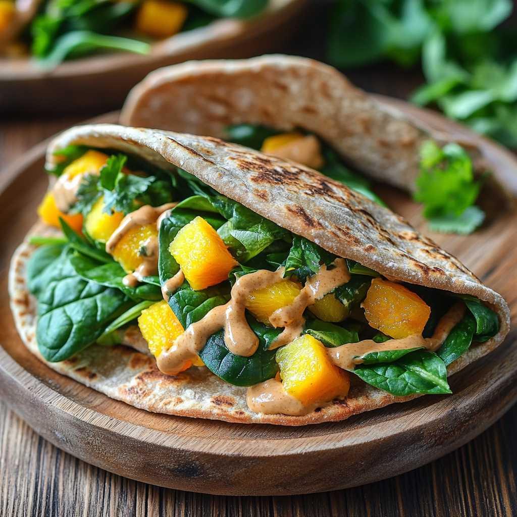 Fruity Thai Pita Pockets recipe
