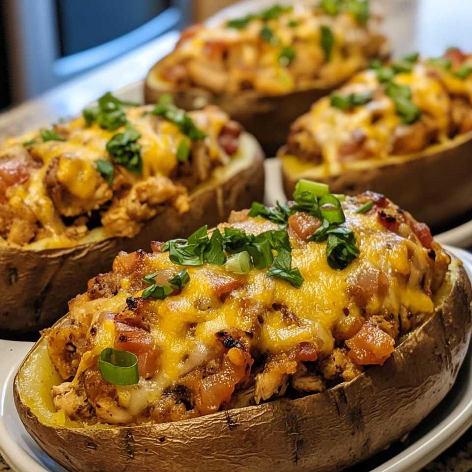 Wonderful Stuffed Potatoes recipe