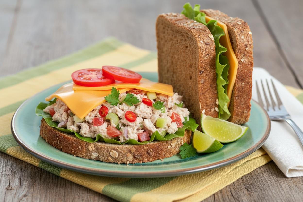 Citrus Tuna Melt recipe