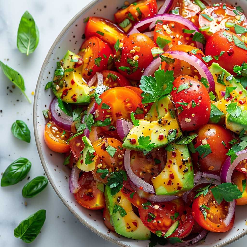 Avocado and Tomato Salad recipe