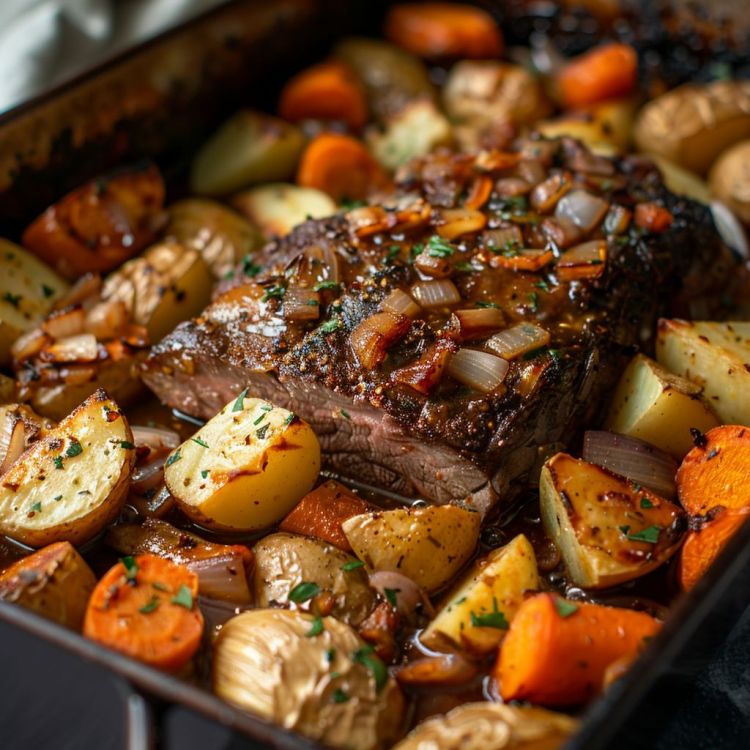 Corned Beef Roast with Veggies recipe