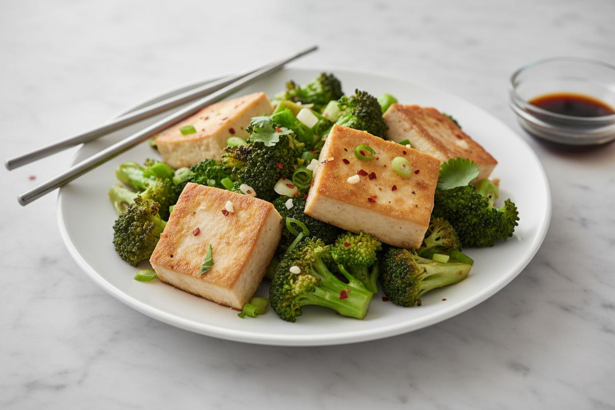 Tofu with Broccoli recipe
