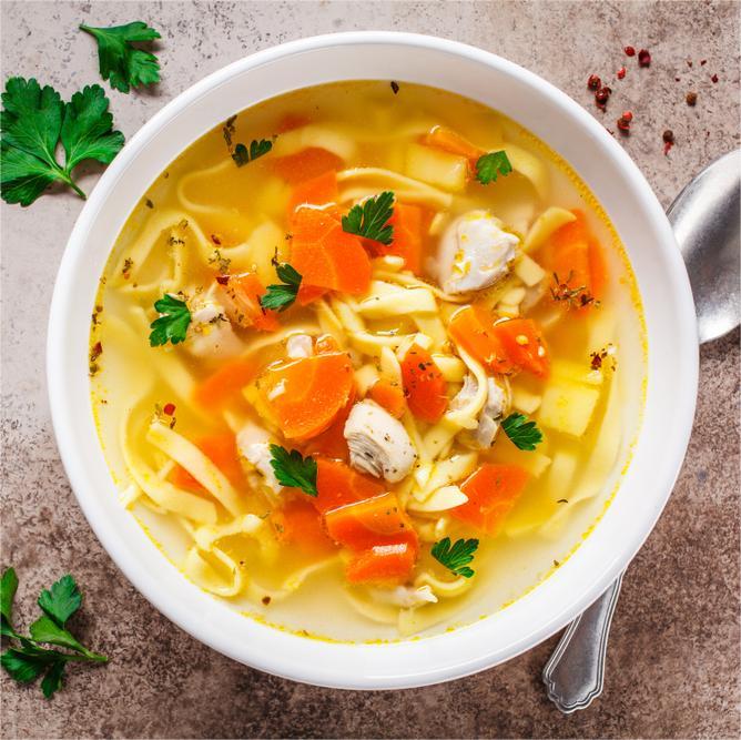 Italian Vegetable Soup with Wild Garlic Pesto recipe