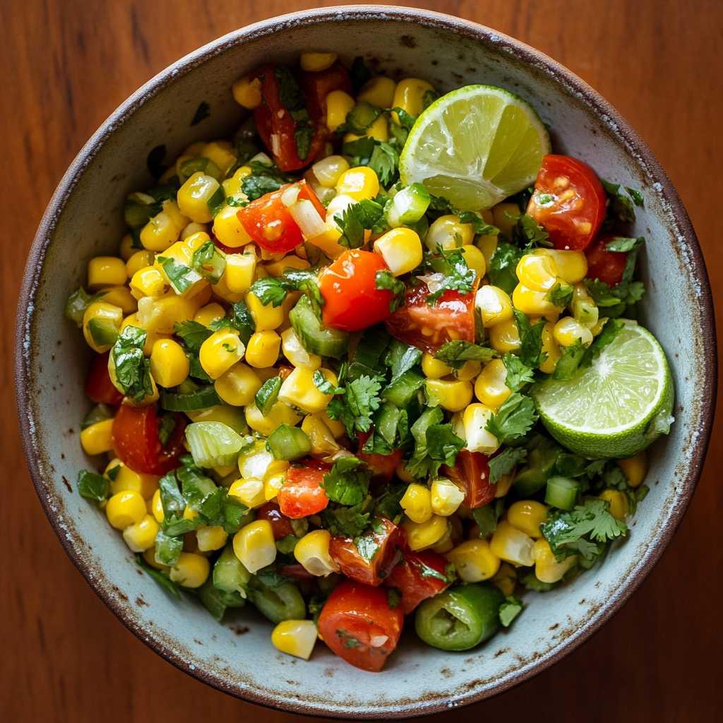 Corn and Green Chili Salad recipe