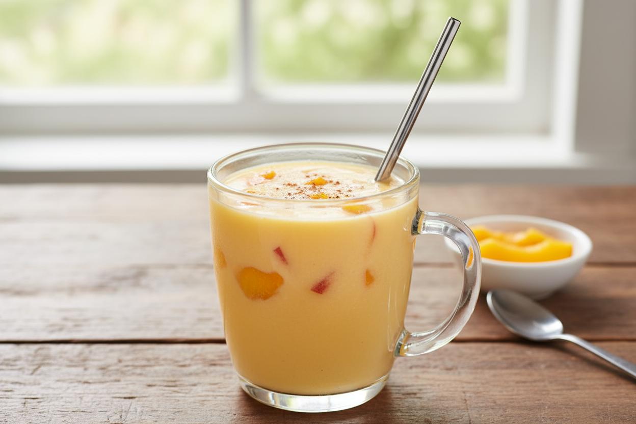 Peach Cooler recipe