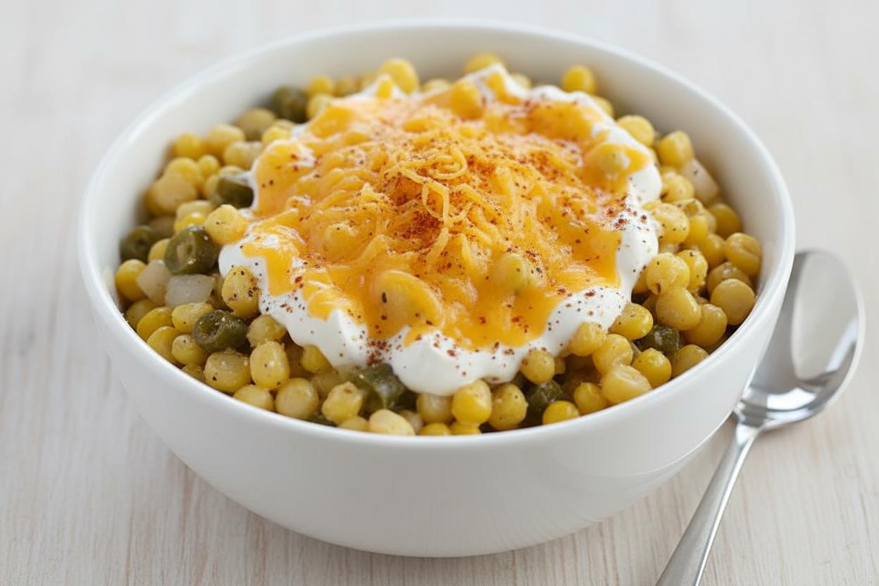 Chili Cheese Hominy recipe