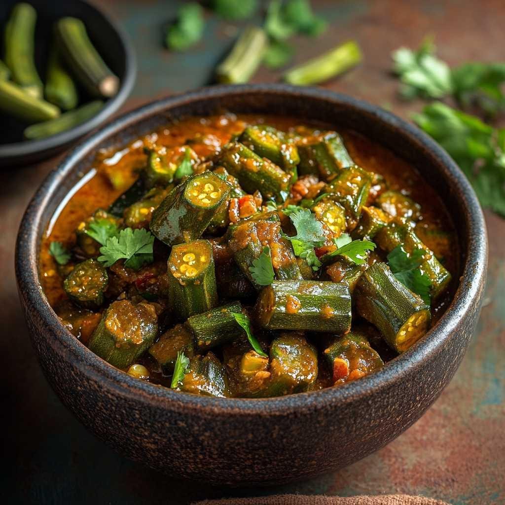 Okra and Greens recipe