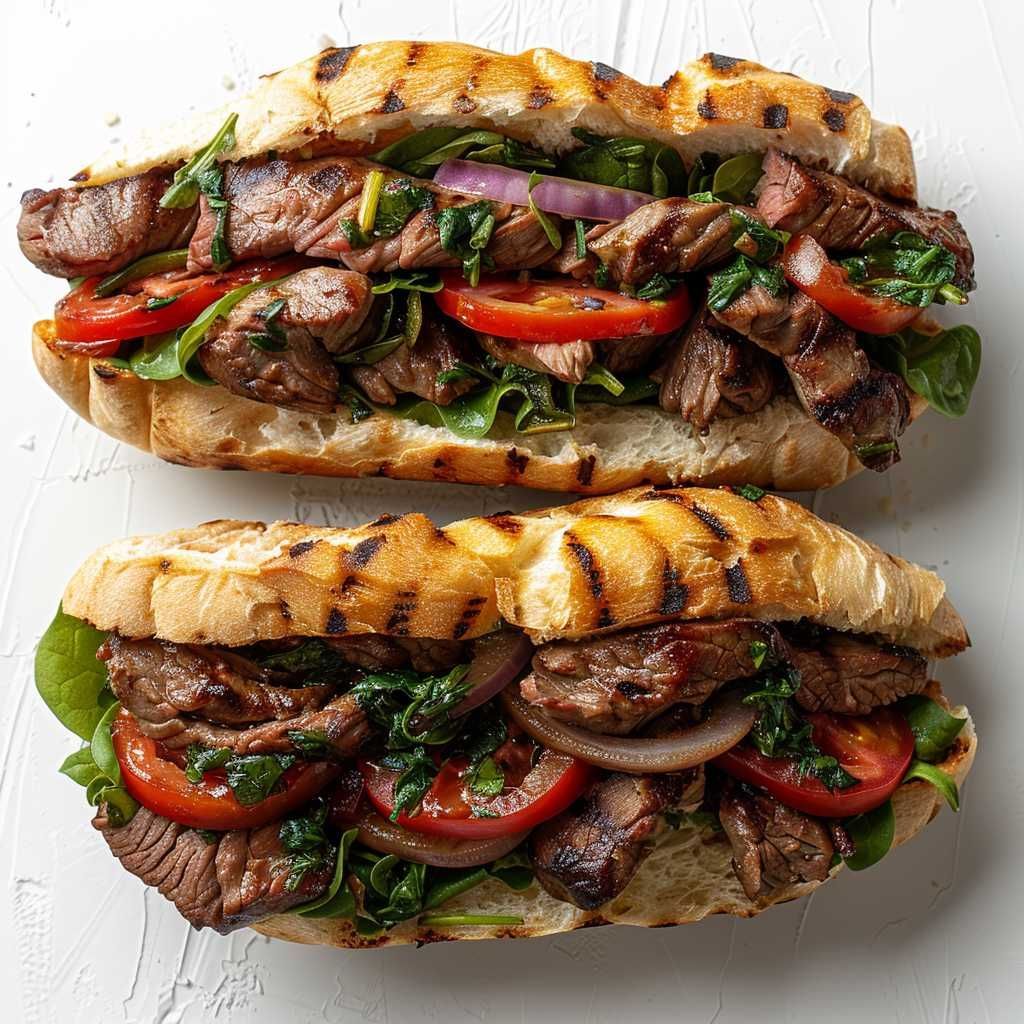 Lamb Steak Sandwich recipe