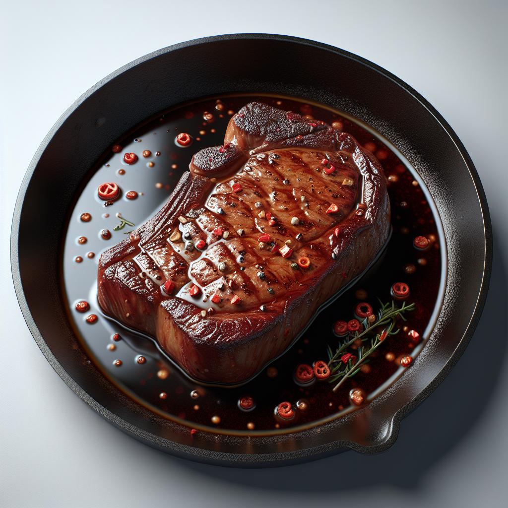 Drunken Flat Iron Steak recipe