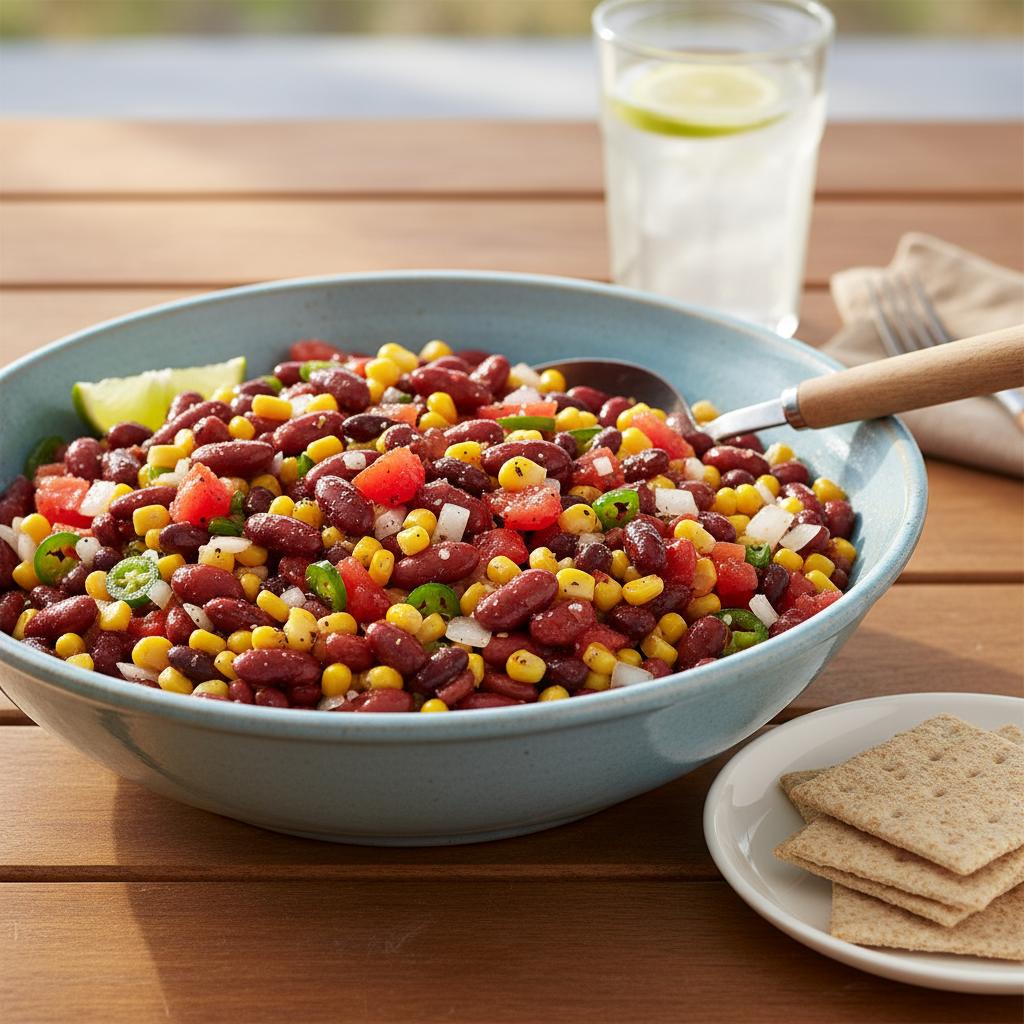 Cowboy Caviar (Bean Salsa) recipe