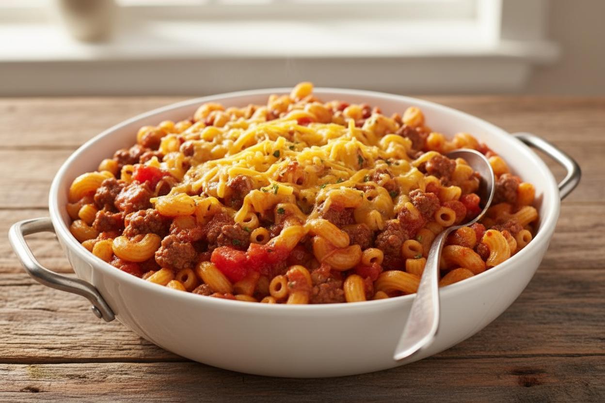 Chili Tomato Macaroni recipe