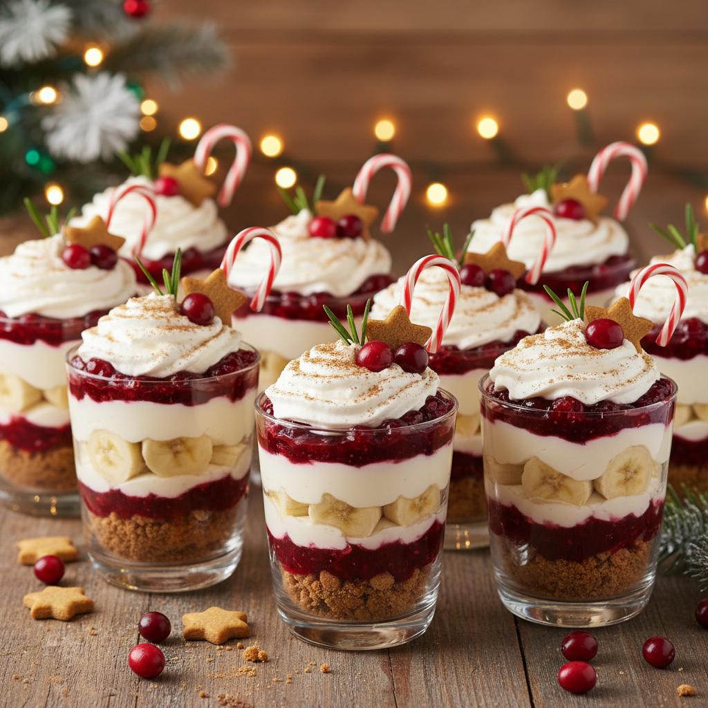 Christmas Banana Pudding Parfait recipe