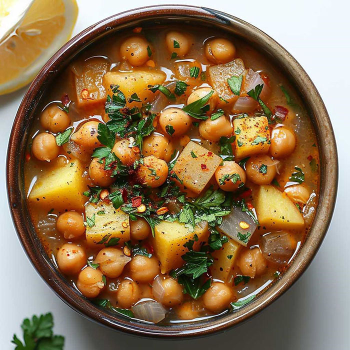 Chickpea and Potato Soup recipe