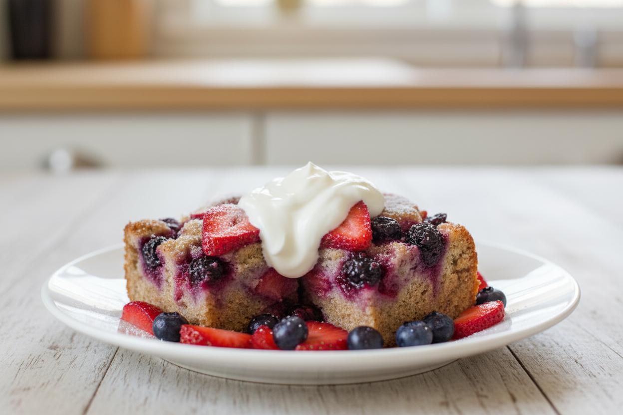 Berry Bread Pudding recipe