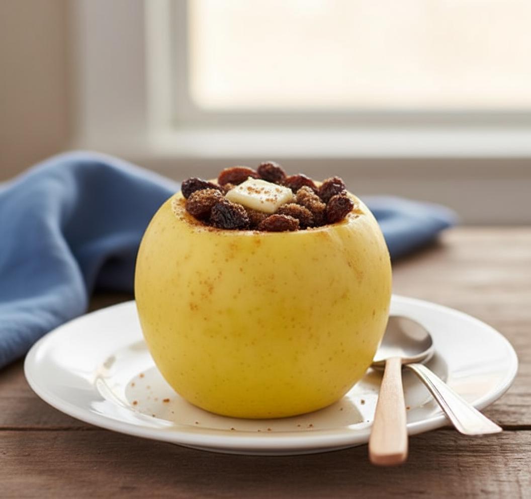 Festive Microwave Baked Apples recipe
