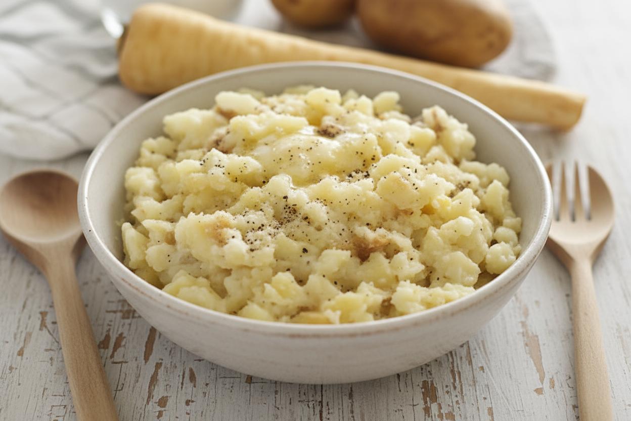 Mashed Parsnips and Potatoes recipe
