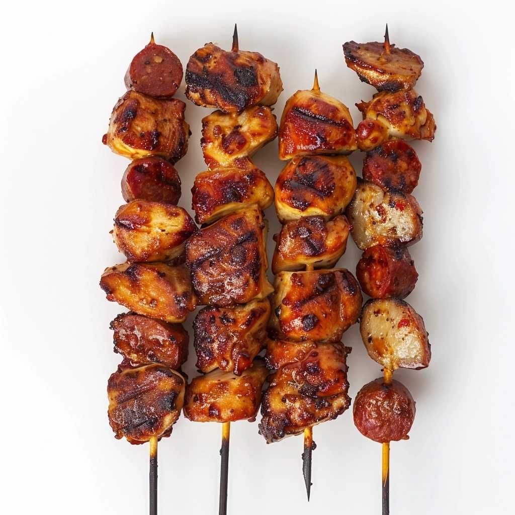 Chicken & Chorizo Skewers recipe