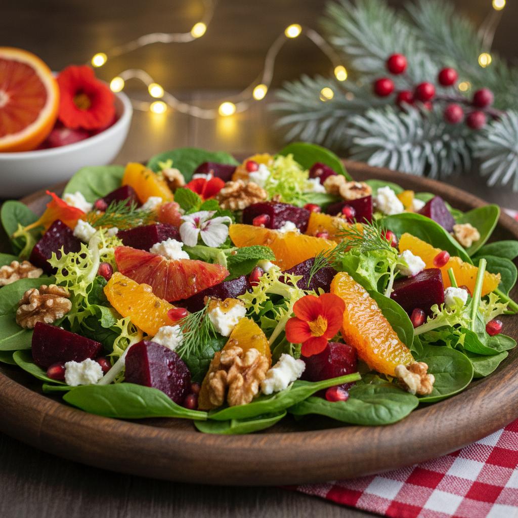 Beetroot Orange Walnut Salad recipe