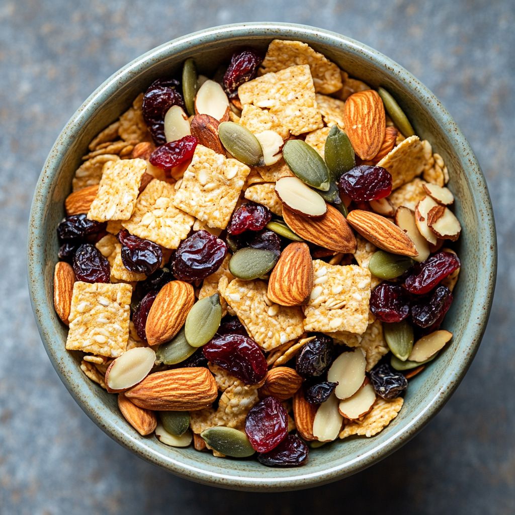 Roasted Pumpkin Seed Snack Mix recipe