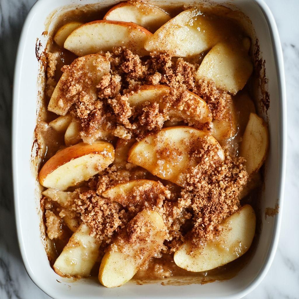 Fat-Free Apple Crumb Dessert recipe