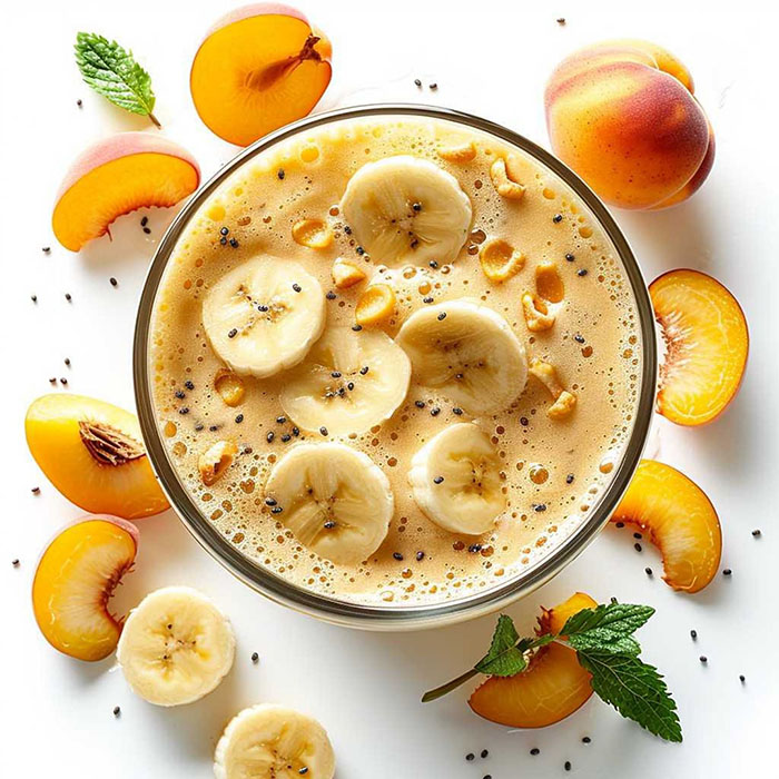 Peachy Banana Smoothie recipe