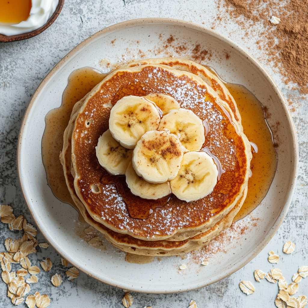 Banana Oatmeal Pancakes with Lentils recipe