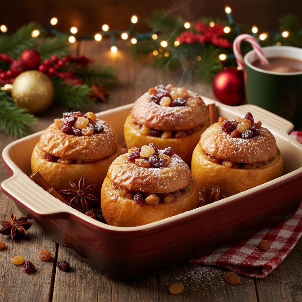 Christmas Cozy Baked Apples recipe