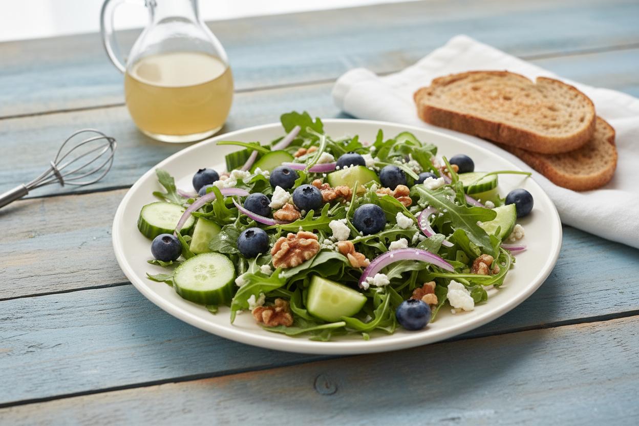 Cucumber Blueberry Salad recipe