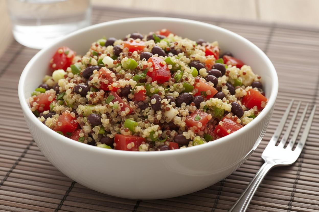 Quinoa and Black Bean Salad recipe
