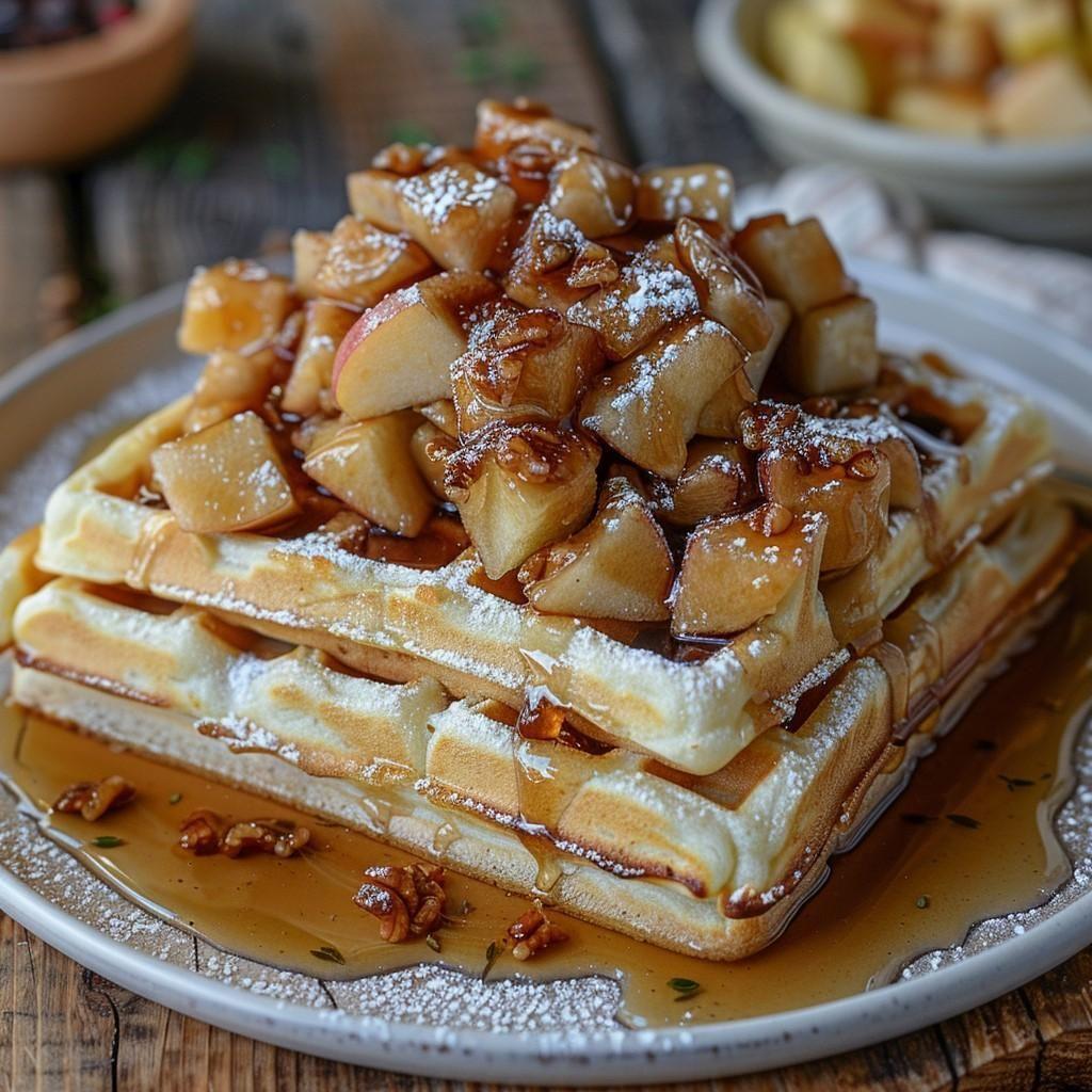 Apple Pie Waffles recipe