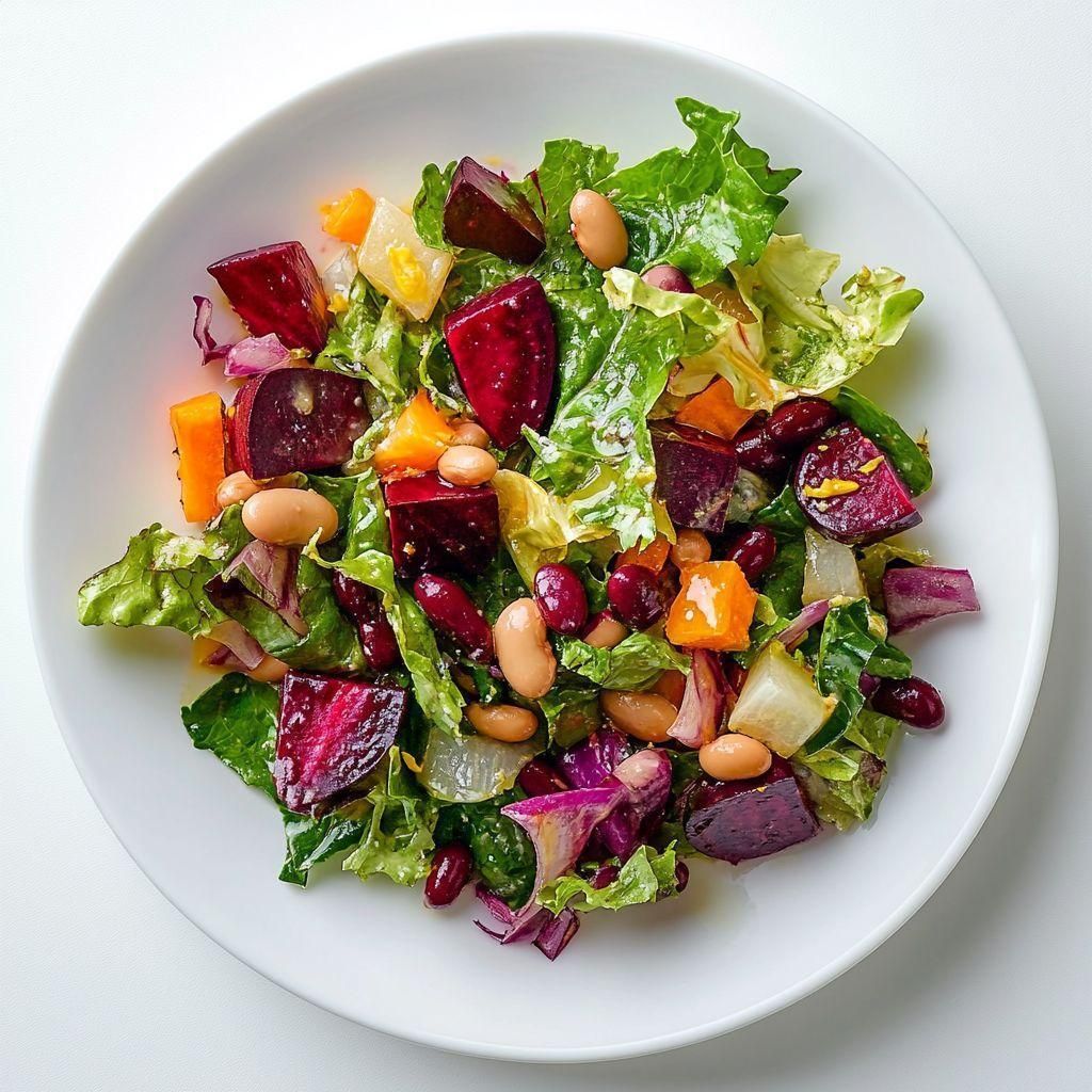 Beets, Beans, and Greens recipe