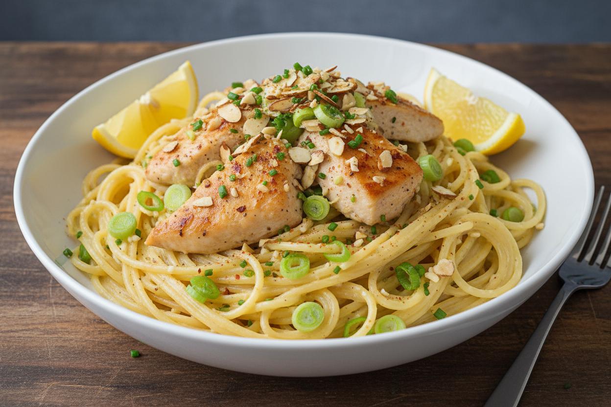 Zingy Lemon Chicken Pasta recipe