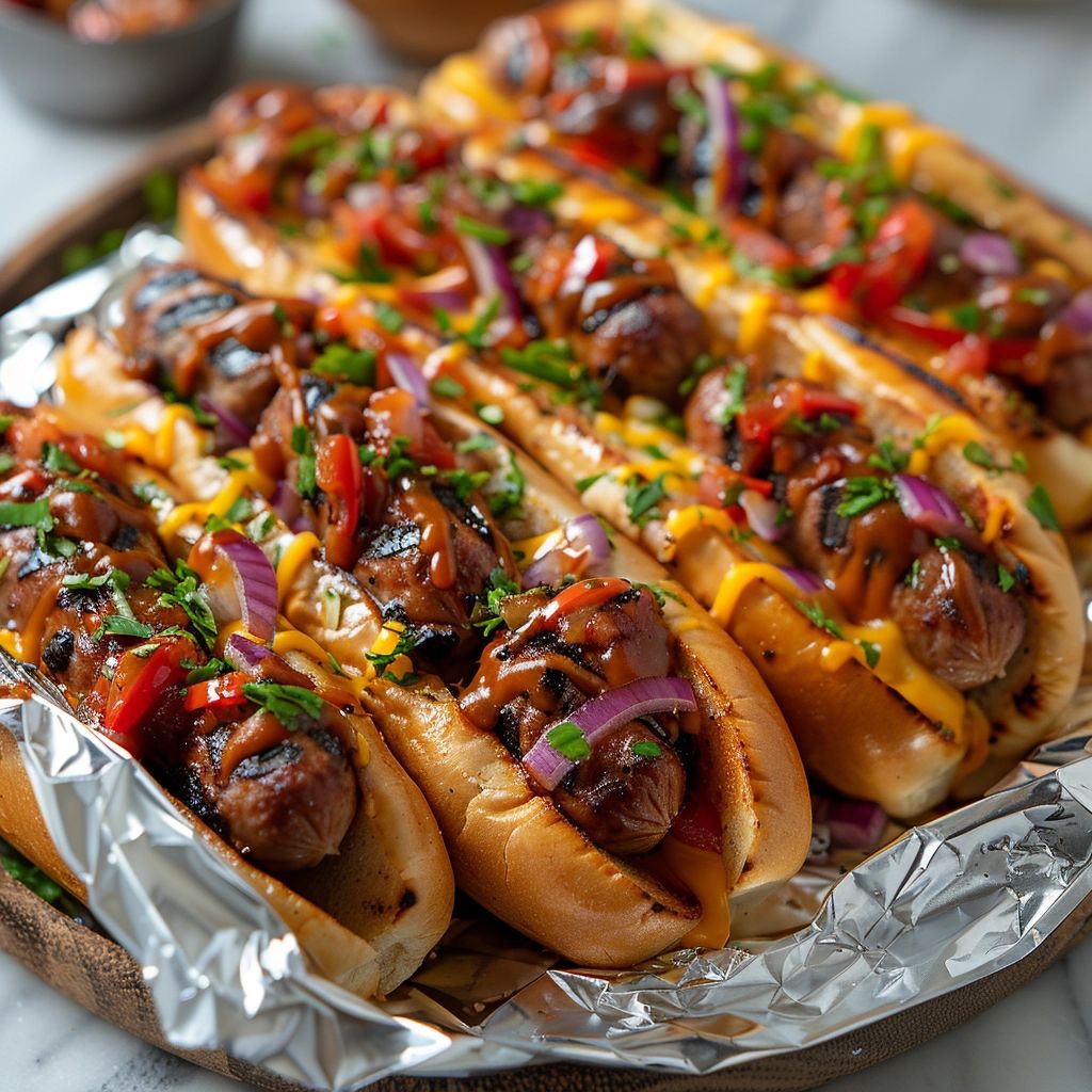 Baked Hot Dog Sandwiches recipe
