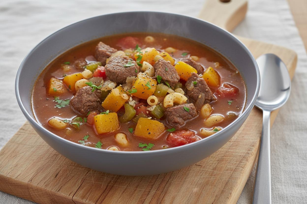 Hearty Beef Soup recipe